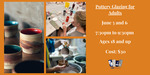 Pottery Glazing for Adults Eventbrite banner by Grace Mahieu