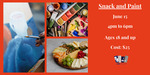 Snack and Paint Eventbrite banner by Grace Mahieu