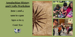 Appalachian History and Crafts Workshop Eventbrite banner by Grace Mahieu