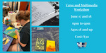Verse and Multimedia Workshop Eventbrite banner by Grace Mahieu