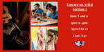 You are an Artist Section 2 Eventbrite banner by Grace Mahieu