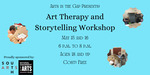 Art Therapy and Storytelling Workshop Eventbrite banner by Grace Mahieu