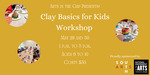 Clay Basics for Kids Workshop Eventbrite banner by Grace Mahieu