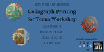 Collagraph Printing for Teens Workshop Eventbrite banner by Grace Mahieu