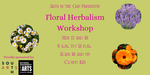 Floral Herbalism Workshop Eventbrite banner by Grace Mahieu