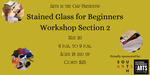Stained Glass for Beginners Workshop Section 2 Eventbrite banner by Grace Mahieu