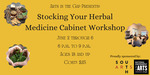 Stocking Your Herbal Medicine Cabinet Workshop Eventbrite banner by Grace Mahieu