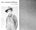 In a Land of Plenty: A Don West Reader by Don West and Constance Adams West
